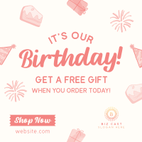 Business Birthday Promo Instagram post Image Preview