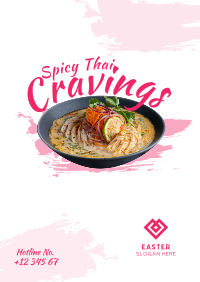 Spicy Thai Cravings Flyer Design