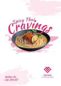 Spicy Thai Cravings Flyer Image Preview