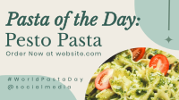 Minimalist Pasta Day Animation Preview