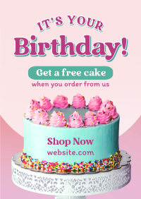 Birthday Cake Promo Flyer Image Preview