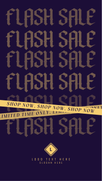 Gothic Flash Sale Instagram reel Image Preview