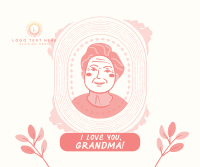 Greeting Grandmother Frame Facebook post Image Preview