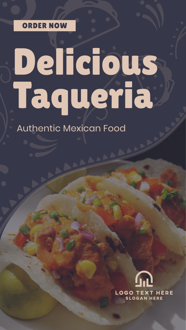 Taqueria Place Facebook Story Design