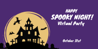 Spooky Night Twitter Post Design