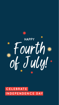 Sparkling Fourth of July Facebook Story Image Preview