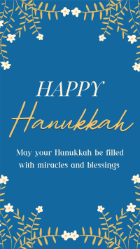 Hanukkah Celebration Instagram reel Image Preview