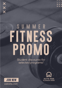 Summer Fitness Deals Poster Image Preview