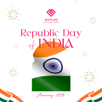 Indian National Republic Day Instagram Post Design