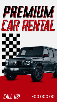 Premium Car Rental Instagram Reel Image Preview