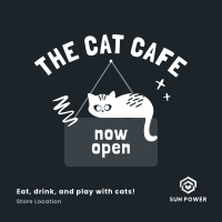 Cat Cafe Open Instagram post Image Preview