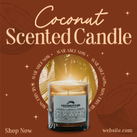 Coconut Scented Candle Instagram post Image Preview