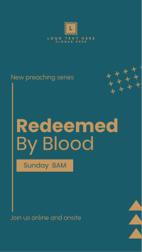 Redeemed by Blood Facebook Story Design