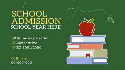 School Admission Year Facebook event cover Image Preview