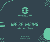 We're Hiring Drawing Facebook Post Preview