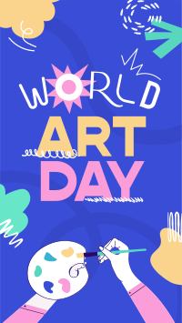 Quirky World Art Day Video Image Preview