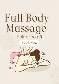 Body Massage Promo Poster Image Preview