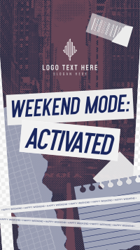 Retro Weekend Mode TikTok video Image Preview