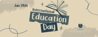 Education Day Awareness Facebook Cover Design