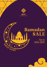 Ramadan Moon Discount Poster Image Preview