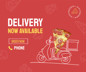 Pizza Delivery Facebook post Image Preview