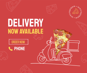 Pizza Delivery Facebook Post Image Preview