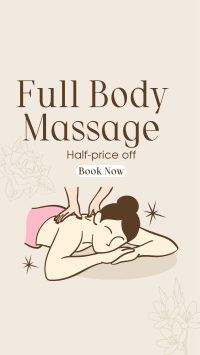 Body Massage Promo Instagram Reel Image Preview