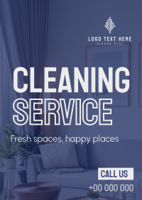 Commercial Office Cleaning Service Flyer Design