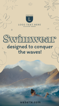 Swimwear For Surfing Instagram Story Design