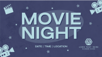 Grunge Movie Night Facebook event cover Image Preview