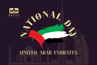 UAE City Pinterest Cover Design