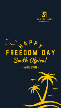 South Africa Freedom Instagram story Image Preview