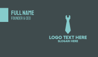 Wrench Tie Business Card Image Preview