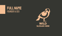 Wild Brown Hawk Business Card Image Preview