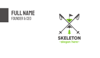 Golf & Ski Business Card Design