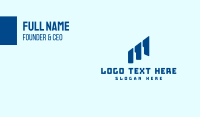 Digital Blue Bars  Business Card Image Preview