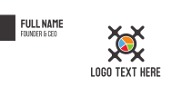 Chart Drone  Business Card Image Preview