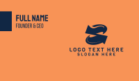 Letter S Arrows  Business Card Image Preview