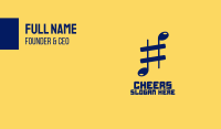 Musical Sharp Business Card Image Preview