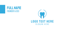Blue Tooth Business Card Design