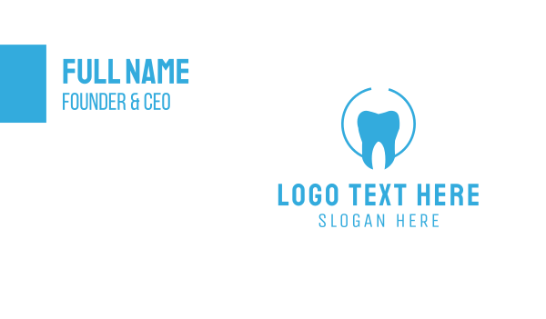 Blue Tooth Business Card Design Image Preview
