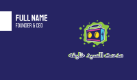 Splatter Boom Box Business Card Image Preview
