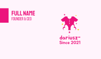 Pink Kids Boutique  Business Card Image Preview