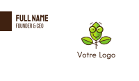 Cute Nerd Plant Business Card Image Preview
