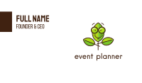Cute Nerd Plant Business Card Image Preview