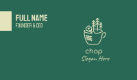 Coffee Cup Nature Business Card Image Preview