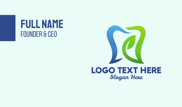 Organic Toothpaste  Business Card Design Image Preview
