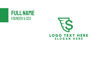Green Wing S Business Card Design Image Preview