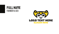 Gold Hair Creature Mascot Business Card Design Image Preview
