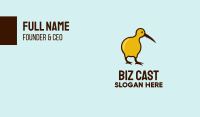 Kiwi Bird Saw  Business Card Image Preview